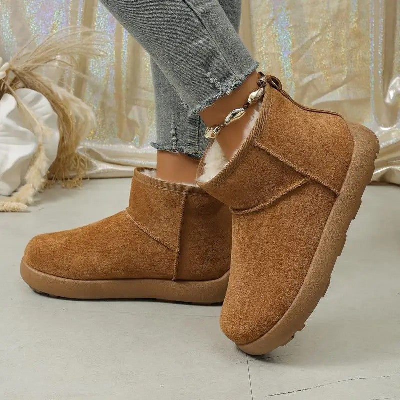 Elizabeth Cozy Shearling Lined Ankle Boots