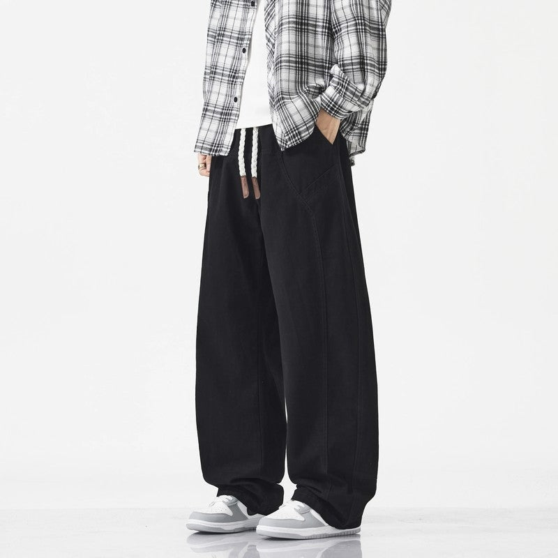 Plus Size Marzio Relaxed Drawstring Wide-Leg Jeans