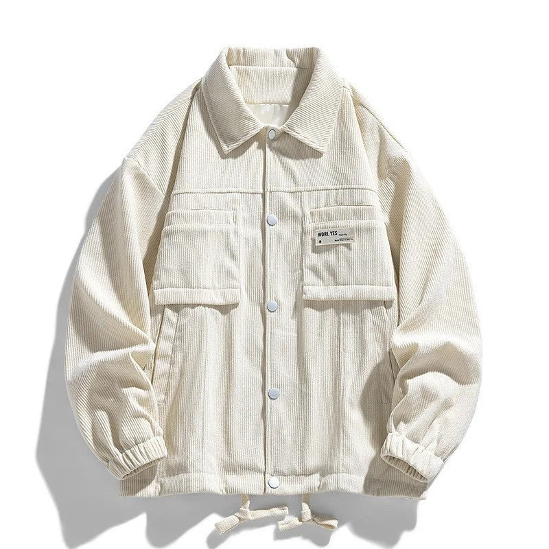 Ravino Relaxed Corduroy Snap Jacket