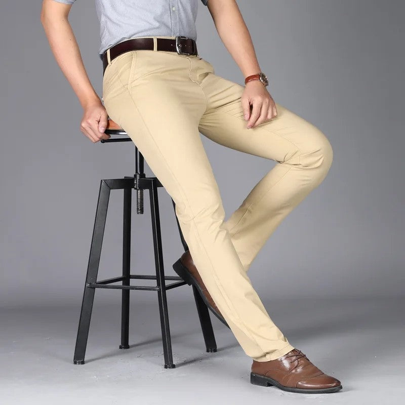 Renlor Stretch Modern Straight Dress Pants