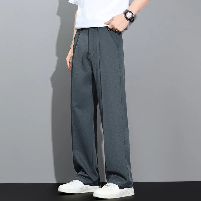 Zelara Relaxed Elastic Waist Wide-Leg Pants