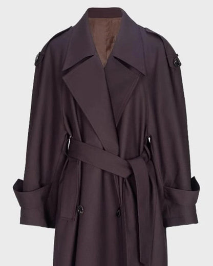 Aldous Relaxed Double-Breasted Trench Coat