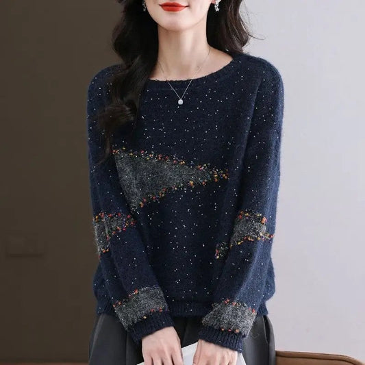 Alexandra Women's Relaxed Textured Knit Sweater