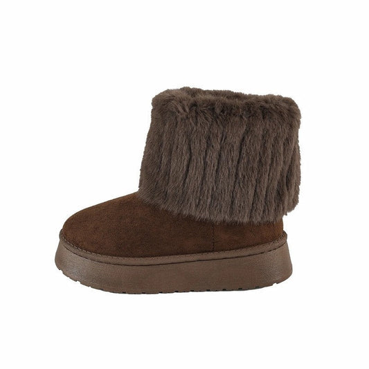 Elena Faux Fur Ankle Winter Boots