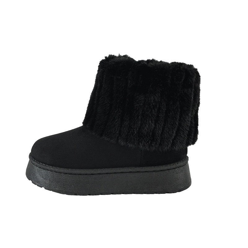 Elena Faux Fur Ankle Winter Boots