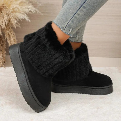 Elena Faux Fur Ankle Winter Boots
