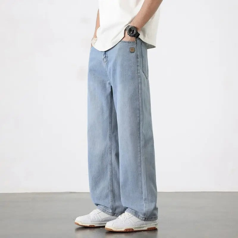 Arden Relaxed Wide-Leg Denim Jeans