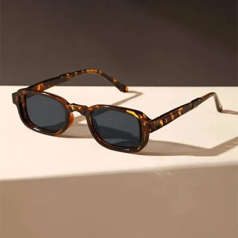 Arlena Rectangular Slim Frame Sunglasses