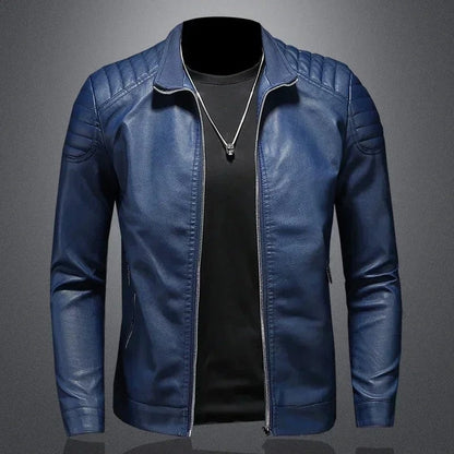 Arvane Quilted Shoulder Moto Jacket