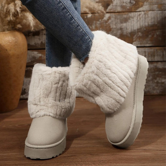 Arvella Plush Lined Winter Ankle Boots