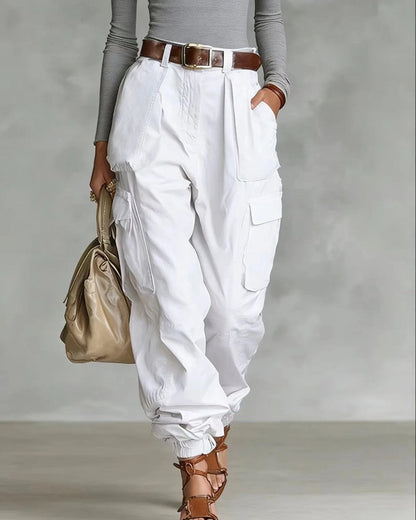 Arvella Relaxed High-Waist Cargo Pants
