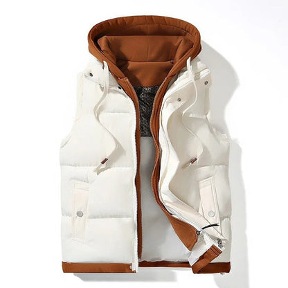 Arvian Hooded Puffer Vest Jacket
