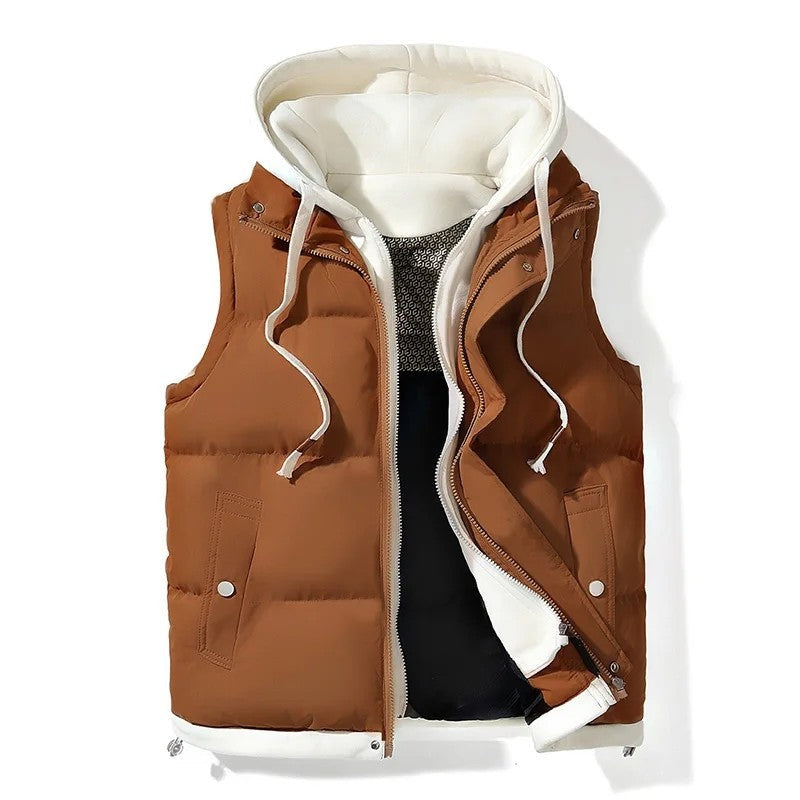 Arvian Hooded Puffer Vest Jacket