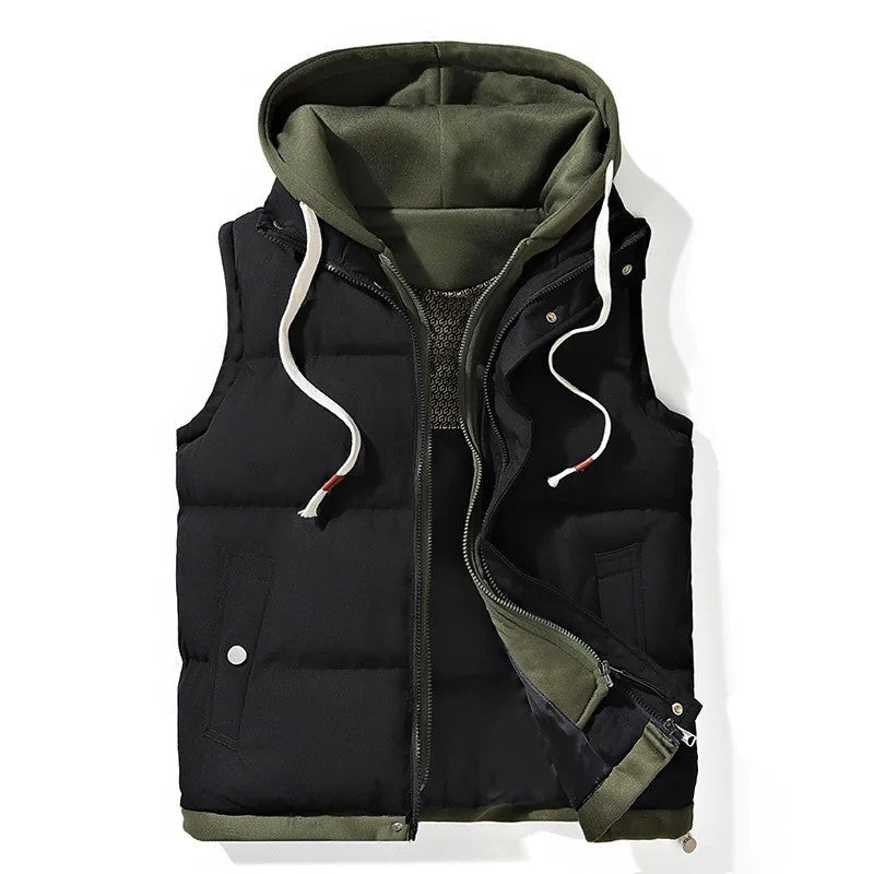 Arvian Hooded Puffer Vest Jacket