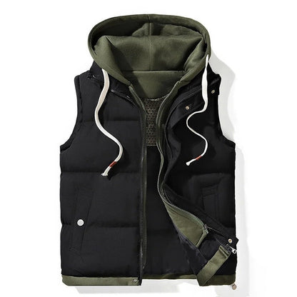 Arvian Hooded Puffer Vest Jacket