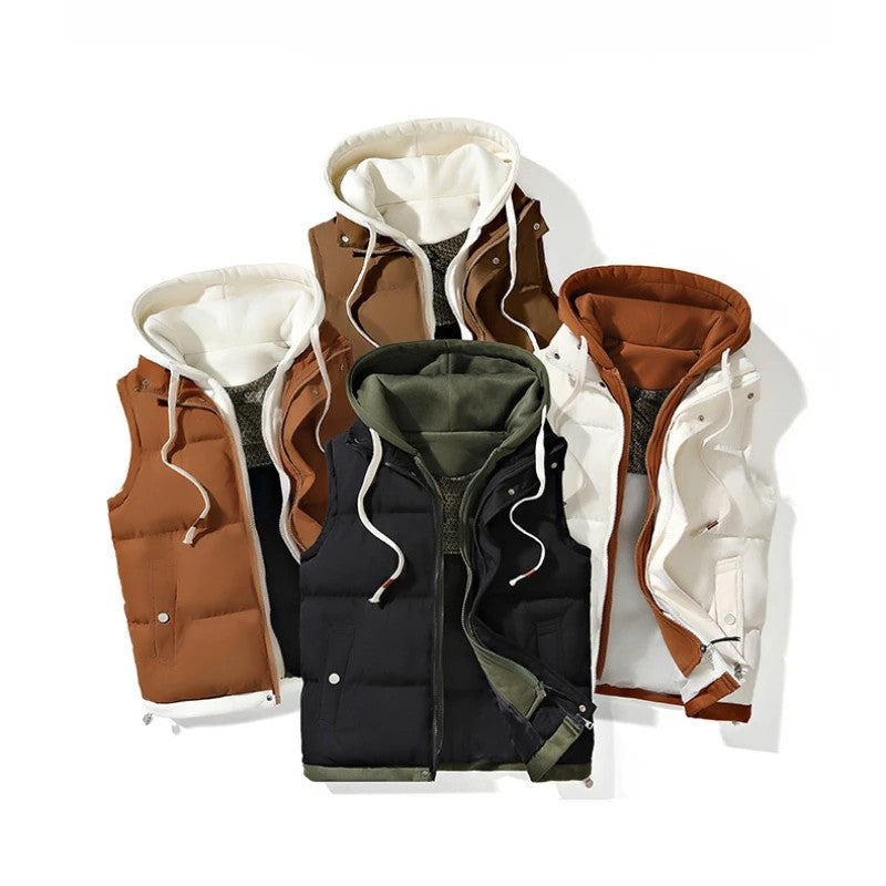 Arvian Hooded Puffer Vest Jacket