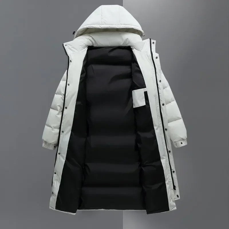 Arvian Long Hooded Puffer Coat