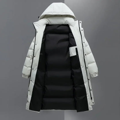 Arvian Long Hooded Puffer Coat