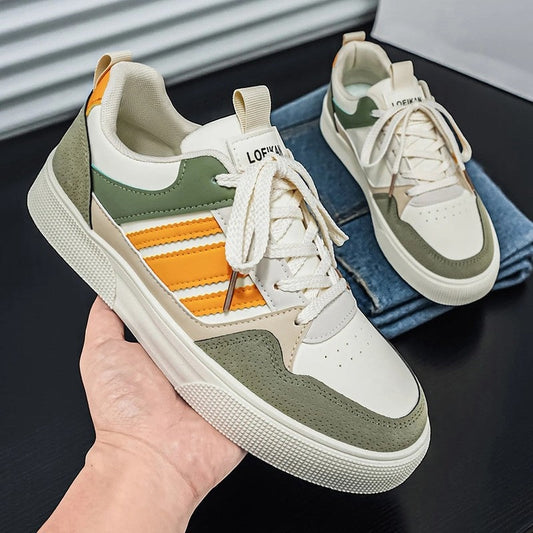 Arvion Retro Panel Low-Top Sneakers
