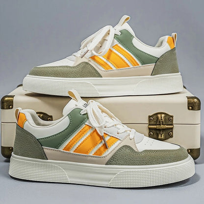 Arvion Retro Panel Low-Top Sneakers