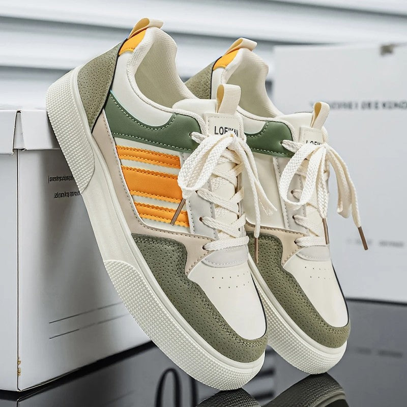 Arvion Retro Panel Low-Top Sneakers