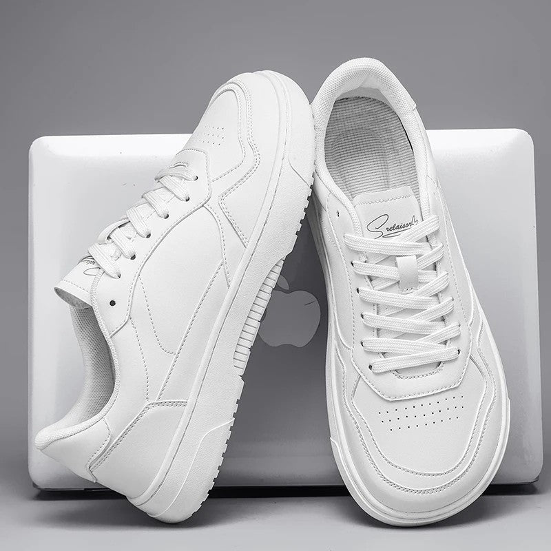 Calviro Low-Top Minimalist Court Sneakers