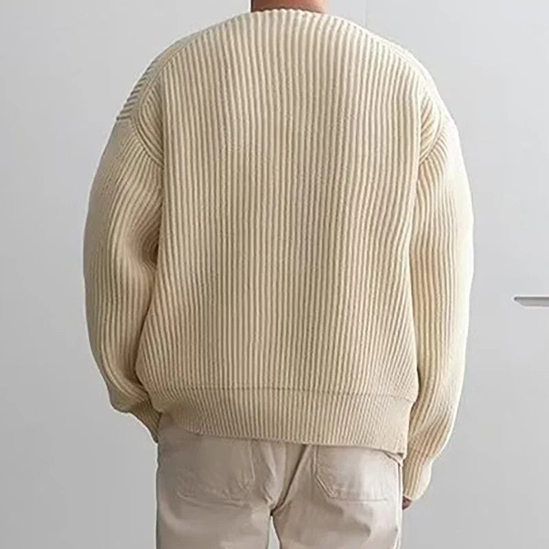 Dervaux Ribbed Relaxed Bomber Jacket