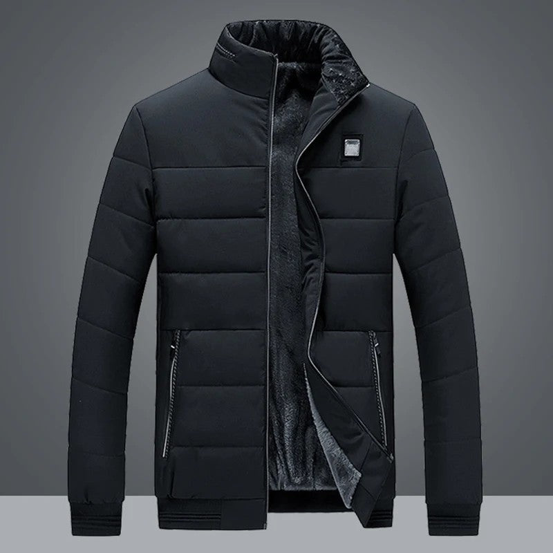 Duvall Quilted Fleece-Lined Puffer Jacket