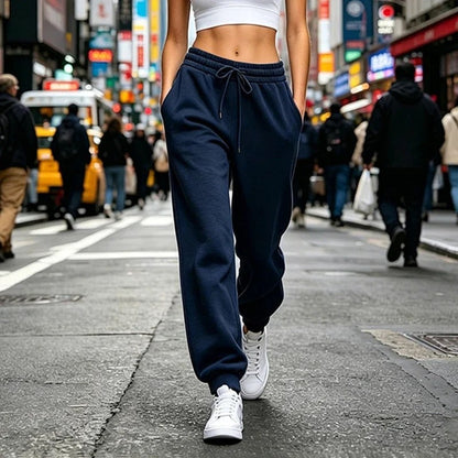 Elira Relaxed Drawstring Fleece Joggers