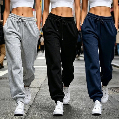 Elira Relaxed Drawstring Fleece Joggers