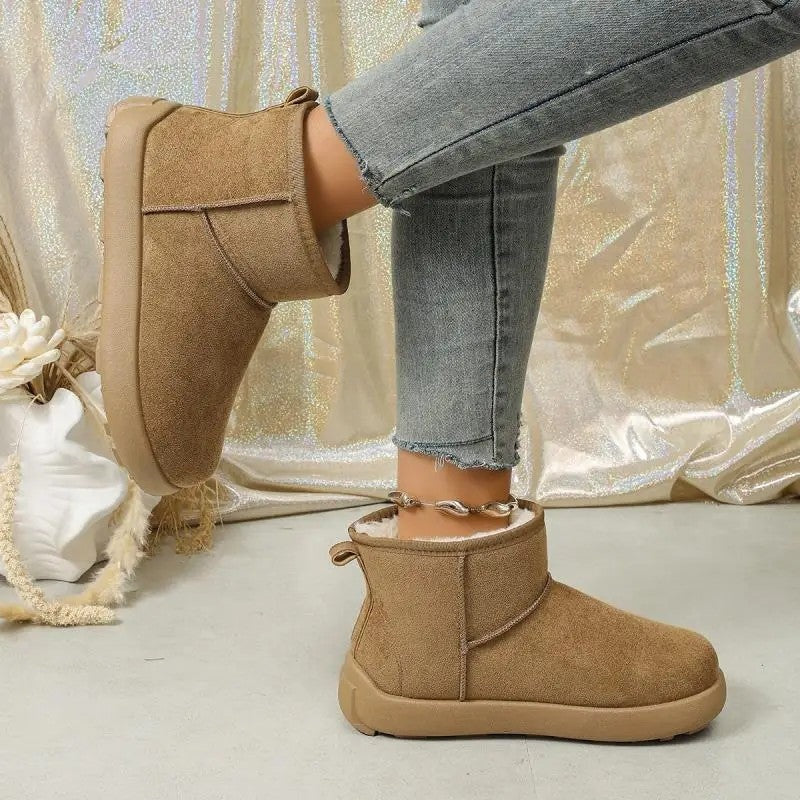 Elizabeth Cozy Shearling Lined Ankle Boots