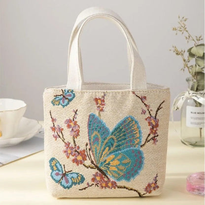 Eloria Embroidered Canvas Tote Bag