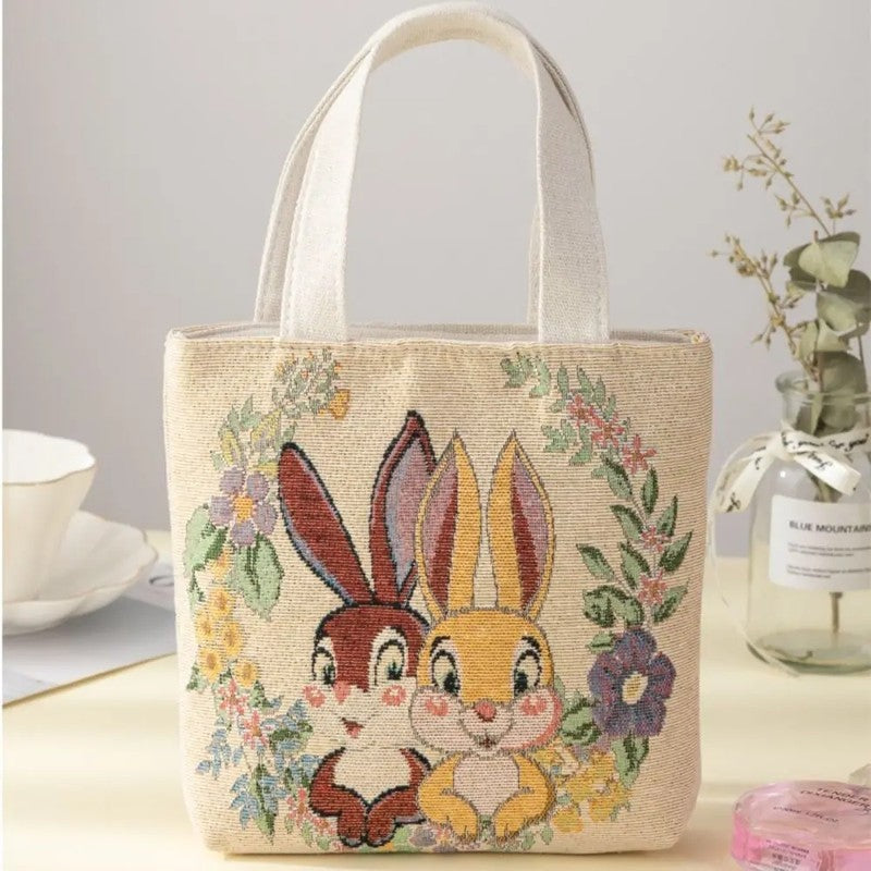 Eloria Embroidered Canvas Tote Bag