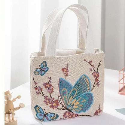 Eloria Embroidered Canvas Tote Bag