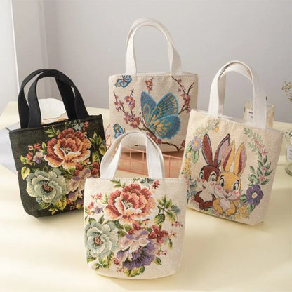 Eloria Embroidered Canvas Tote Bag