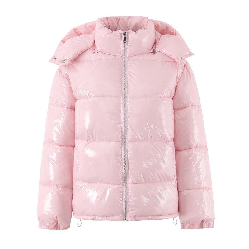 Jardine Glossy Hooded Puffer Jacket