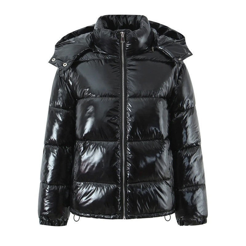 Jardine Glossy Hooded Puffer Jacket