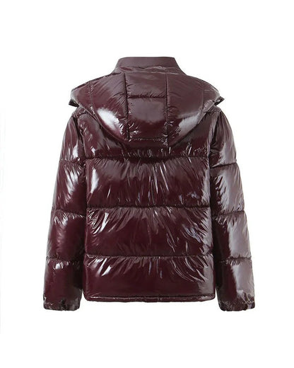 Jardine Glossy Hooded Puffer Jacket