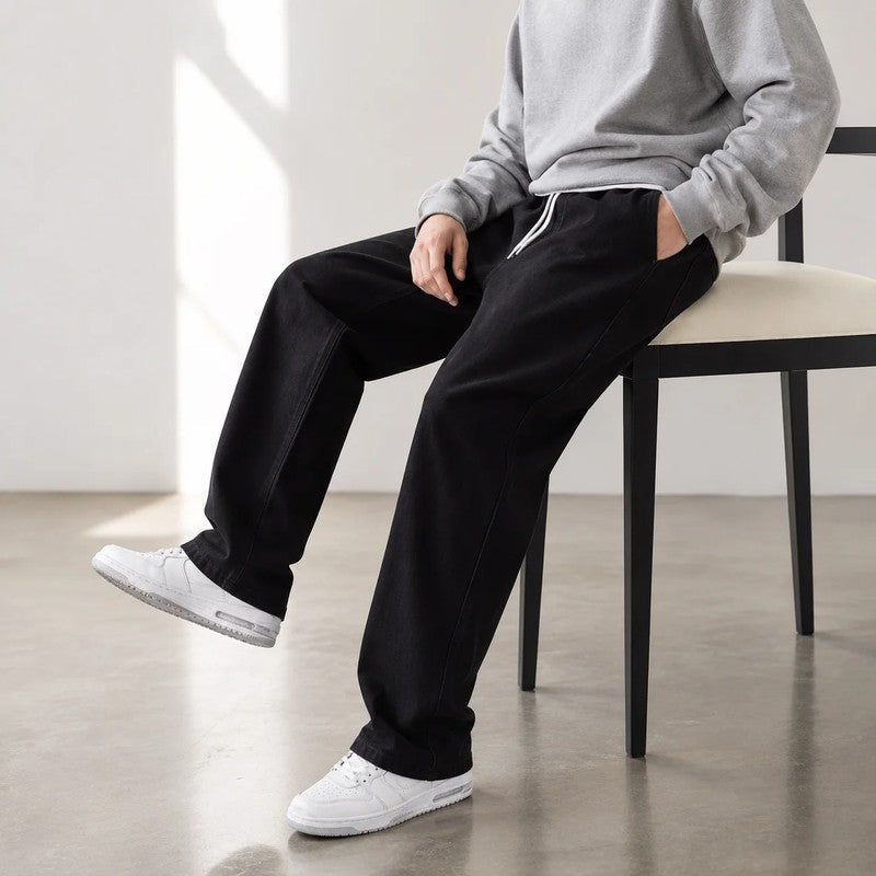 Javrin Relaxed Wide-Leg Denim Jeans