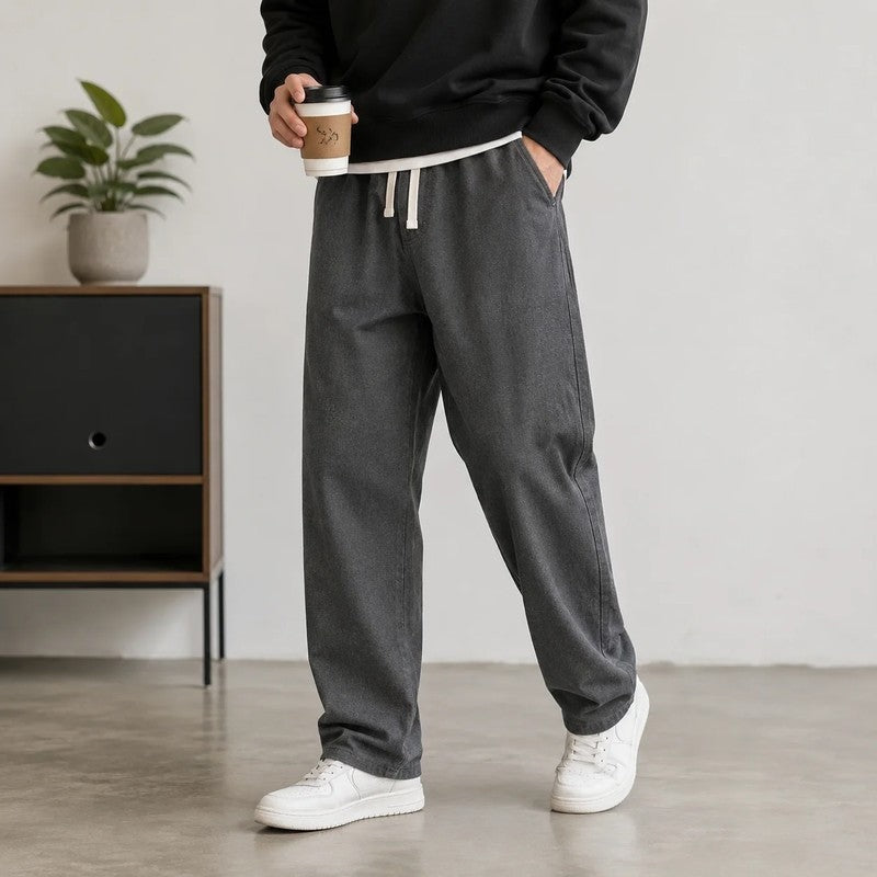 Javrin Relaxed Wide-Leg Denim Jeans