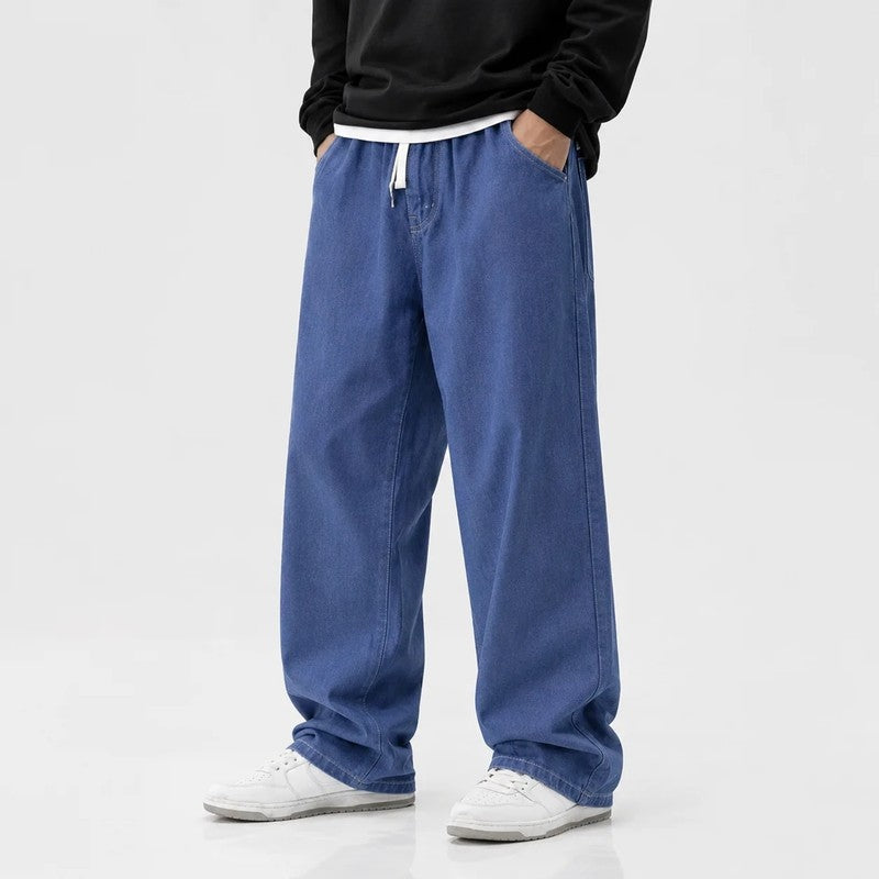 Javrin Relaxed Wide-Leg Denim Jeans