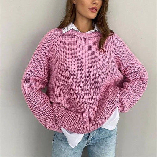 Maria Relaxed Chunky Knit Sweater