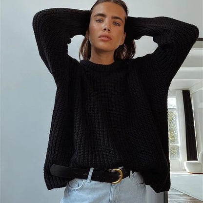 Maria Relaxed Chunky Knit Sweater