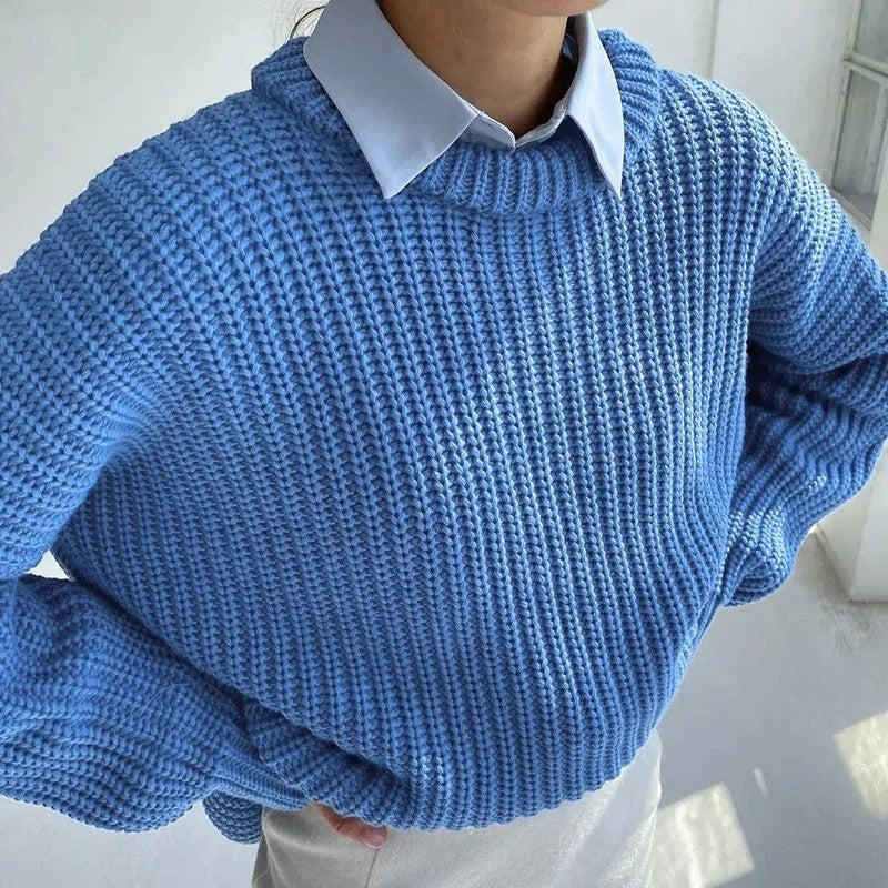 Maria Relaxed Chunky Knit Sweater