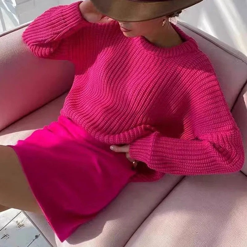 Maria Relaxed Chunky Knit Sweater