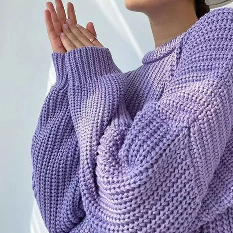 Maria Relaxed Chunky Knit Sweater