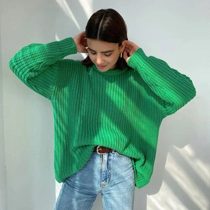 Maria Relaxed Chunky Knit Sweater