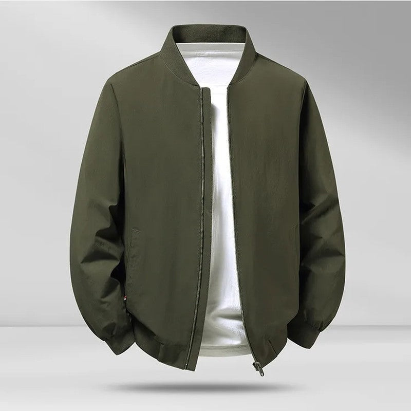Jovari Lightweight Relaxed Fit Bomber Jacket