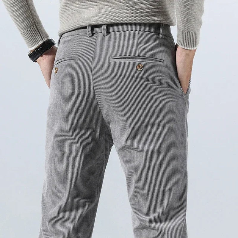 Lazari Relaxed Corduroy Tapered Pants