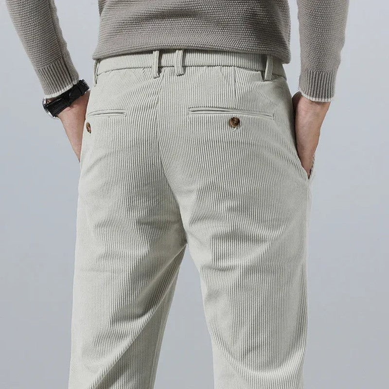 Lazari Relaxed Corduroy Tapered Pants